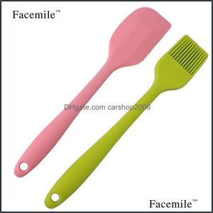 Baking Pastry Tools Bakeware Kitchen Dining Bar Home Garden 2Pcs/Set Sile Utensil Basting Co Dh0Ym