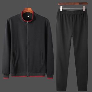 Erkek Ceketleri Takipler Takip Erkekler Erkekler 2022 Sonbahar Kış 2 PCS Swearpants Sportwear Swear Sweatshirt Erkek Hip Hop Zipper Jacketpant Suit 10.30