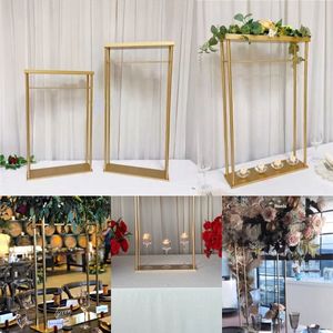 10 pcs de casamento ao ar livre decoração decoração festa suprimentos tabela Centerpieces Courtyard corredor de corredor de flores de flor de exibição de vela de vela