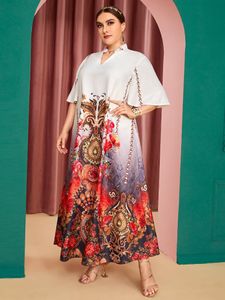 Plus storlek klänningar clearance kvinnor maxi 2022 sommar avslappnad elegant abaya lång muslimsk kalkon kväll fest bröllopskläderplus