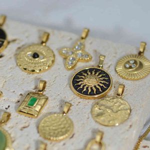 Necklaces Pendant Accessories Wholesale DIY Natural Stone Drip Oil Pendant Jewellery