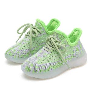 Children's Shoes 2021 Spring New Mesh Sneakers Breathable Running Shoe Boys Girls Coconut Shoes Trainers Zapatillas For Kids Y220408