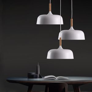 Pendant Lamps Lights/Pendant Modern Hanglamp Aluminum Suspension Luminaire Wood Hanging Lightings Kitchen Dining RoomPendant