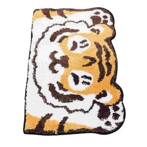 Carpets Cartoon Tiger Carpet Home Floor Mat Water Absorbent Non-slip MatCarpets