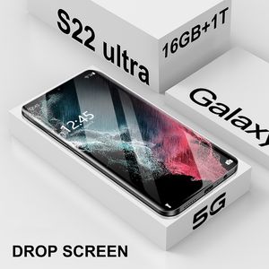 Global Version Original S22 Ultra SmartPhone Android 6.7" 6000mAh 16GBRAM 512GBROM 24+48MP Camera Unlocked 4G 5G Mobile Pho