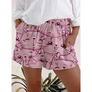 Shorts maschile da donna tasche per la stampa floreale Summer Activewear Lounge con cortili da spiaggia sciolti