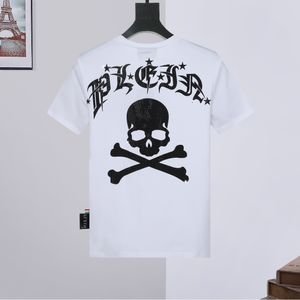 Plein björn mäns t-shirts rund hals ss skalle strass män t-shirt klassisk högkvalitativ hip hop streetwear tshirt casual topp tees pb 16656