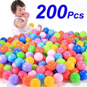 100150200pcs bola esportiva ao ar livre colorida piscina de água macia onda de onda de onda de bola bebês brinquedos engraçados ecofriendly estresse air ball 220621