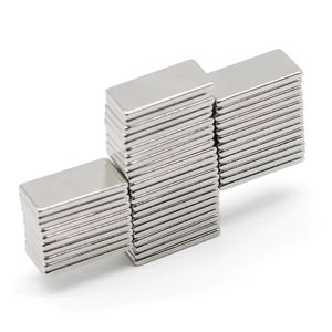 20pcs 20x10x2 Bloco NDFEB Magnet de neodímio N35 Super poderosos figuradores magnéticos permanentes e hardware