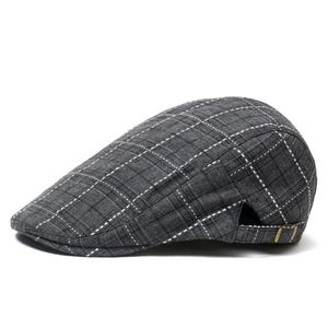 Beralar Erkek Gatsby Ivy Hat Outdoors Golf Sürüş Düz Bere Cabbie Sürücü Sboy Cap Spring Hatsberets