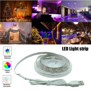 Strips LED 5m Light Decoration Lighting USB Warm Lamp For Festival Christmas Party Bedroom BackLight Flexible Night LightLED