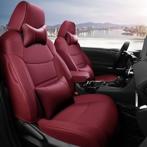 Copertine per sedili speciali per auto personalizzate per Toyota RAV4 20-20 anni 4 Colori Protettore in pelle Cuscino Auto Cuscino Front /Poscia Sedile posteriore