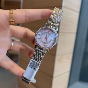 Diamond women watches Luxury lady wirstwatches Top Brand Designer 30mm 316L Stainless Steel band fashion watch for womens Christmas Valentine's Mother's Day Gift