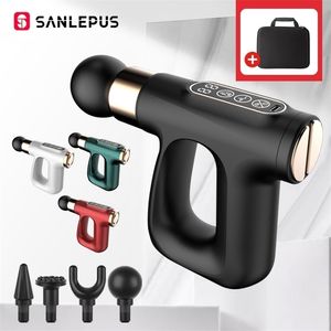 Sanlepus Electric Pulse Massage Gun Compress Massager djup muskelavslappning för kroppshalsens smärta Relief Percussion 220630