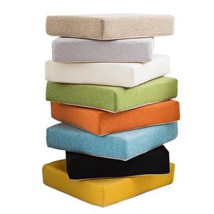 Kudde/dekorativ kudde plus hård hög densitet svamp soffa kudde fast trä redwood fönster matta tatami stol kan beställas storlek tjockna