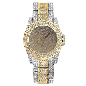 Orologi di lusso ghiacciati Orologi da polso da donna per donna Orologio da donna alla moda quadrato con fibbia per gioielli M1088