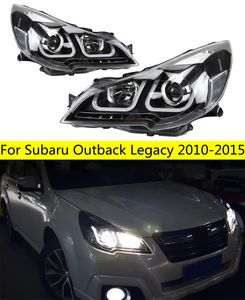 Фары дальнего света для Subaru Outback Legacy 2010-20 15 светодиодные дневные фары, противотуманные фары, указатель поворота, передняя лампа