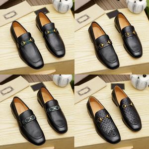 Toppdesigners skor herr mode loafers äkta läder män affärskontor arbete formella klänningskor varumärkesdesigner party bröllop platt sko storlek