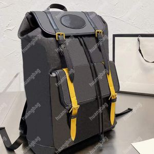 Lyxdesigner ryggsäck stil handväska högkvalitativ skolväska män ryggsäckar läder resväskor mode affär handväskor utomhuspaket vintage bokstäver plånbok