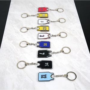 Basketball Jersey Keychains Famous Sport Player Keychain Number Key Chian Acrylic Key Chain Creative Gift