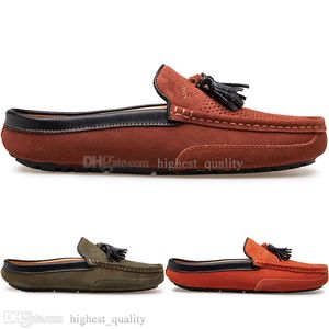 Primavera Estate Nuova Moda Stile britannico Uomo Tela Casual Scarpe da pisello Pantofole Uomo Cento Tempo libero Studente Uomo Pigro Drive Copriscarpe Comodo Traspirante 38-47 1192