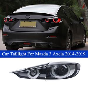 Bil bakre löpande broms bakre bakljus för Mazda 3 Axela LED-bakljusmontering 2014-2019 Dynamiska svängsignalslampor