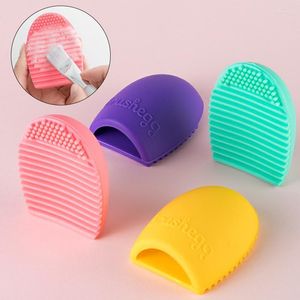 Makeup Borstes Cleaner Silicone Pad Mat Cosmetic Eyebrow Brush Tool Washing Scrubber Board Cleaning Har22