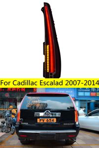 Gruppo luci posteriori per auto per Cadillac Escalade 2007-2014 Luci di guida a LED Flusso Indicatori di direzione Fendinebbia