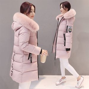 Parka Women Winter Coats Longo Casual Casual Capuz Jackets Mulheres grossas quentes de inverno parkas fêmea sobretudo casaco 2019 MLD1268 T200319