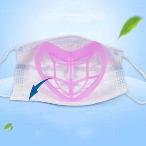 Makeup Brushes 3D Mouth Mask Support Breathing Assist Help Inner Cushion Food Grade Silicone Holder Bracket Face Skin Care Tools Harr22