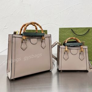 Women Bamboo Handbags Shoulder Bag Diana Bamboos Saddles Totes Crossbody Shopping Bag woman Fashion Vintage Purses Print letters