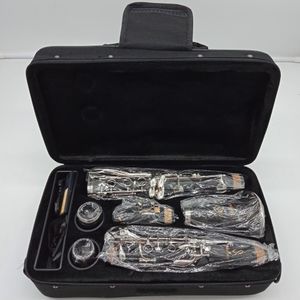 Marca MFC Clarinetto in Sib professionale Presenza Clarinetti in bachelite Strumenti musicali Chiave in nichel argento con custodia Bocchino