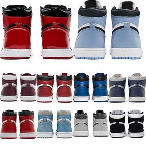 Shoes Sizing achat en gros de 2022 s Light Smoke Chaussures de basket ball baskets pour hommes Jumpman High Racer Blue University Blue Mushroom kanye Sports Sneakers Taille Chaussures