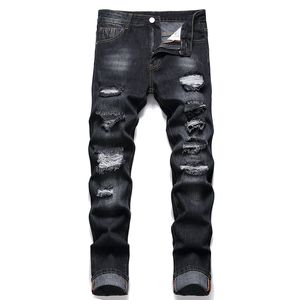 Múltiplos jeans masculinos rasgados 2022 Novo Slim Fit Straight calça jeans de moda calça casual tamanho 28-40 vaqueros de hombre
