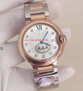 Super latest version unisex Wristwatches 36mm 31mm silver grey dial Sapphire glass Japanese Quartz Movement Two tones rose gold woman/Mens Watches women watches