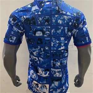 Мультфильм Япония Рубашки Капитан Цубаса Футбол Футбол Джетки CamiSetas Futbol Oliver Atom Edition Футбольная Униформа 220420