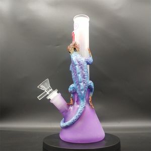 2021 3D Zwierząt Design Szklany Bong Water Palenie Nargialu Rurowe Oil Dąb Rig 14mm Bowl