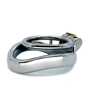 Wholesale steel penis ring for sale - Group buy FAAK New Curved Stainless Steel Penis Ring Cock Cage Bondage sexy Toys for Men Delay Ejaculation Adult Games Testicle Stretcher