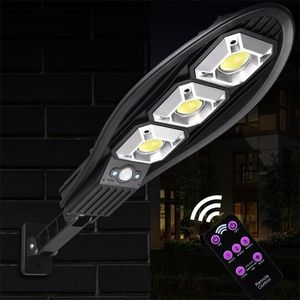 500 watów LED Solar Light Outdoor Solar Lampa zasilane światło słoneczne Wodoodporne Pir Motion Sensor Street Light For Garden Dekoration 220531