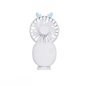 مروحة كهربائية صغيرة جديدة محمولة سطح المكتب محمولة USB Mini Pocket Fan Holder Office Office Home Office Home