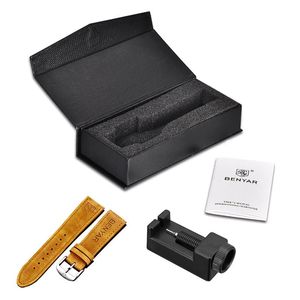 Scatole per orologi Custodie BENYAR Men Set Watches BOX Strumento per la rimozione del cinturino