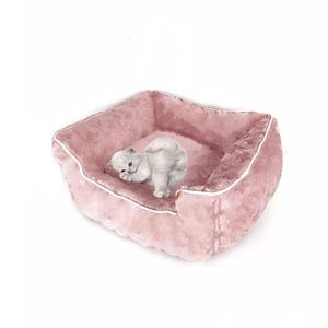 Super Soft Plush Pet Kennels Sunflower Mönster Designer Dogs Cats Beds House Autumn Winter Warm Sleeping Mats Puds For Small Medium Large Dogs