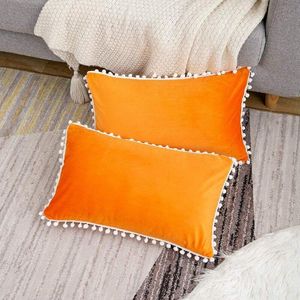 Cushion/Decorative Pillow Decoration Fluffy Couch Pillows Retro Cushion Cover For Living Room Car Solid Color Home Decor Case