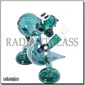 Cachimbos de água bong de vidro novidade plataformas de óleo bongs de água borbulhador de tabaco dab rig queimador de óleo cachimbos com banger de quartzo de 14 mm