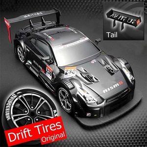 116 58kmh RC Drift Racing Car 4WD 24G High Speed GTR Remote Control Max 30m Control Distance Electronic Hobby Toys car gifts 220720