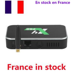 フランスインストックUGOOS X4 PRO TV BOX 4GB 32GB AMLOGIC S905X4 ANDROID 11 1000M LANセットトップボックス4Kメディアプレーヤー