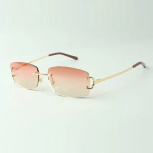 Direktförsäljningsdesigner Solglasögon med metall tass trådtempel glasögon