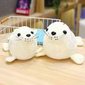 PC CM Vacker plysch Sea Lion Panda Polar Bear Toy fylld docka mjuka söta vattendjur finger födelsedagspresent till barn J220704
