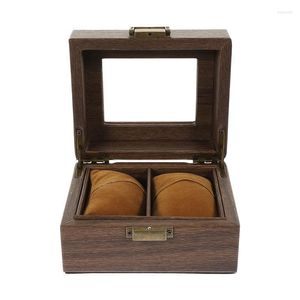 Scatole per orologi Custodie Scatola da tavolo in legno Vanity Display Case Organizzatore di braccialetti da donnaGuarda Hele22