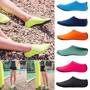 Män kvinnor barn vattentid strandskor simning strumpor tunna multi tryck anti slip fitness yoga dans bad surf dykning under vattnet skor